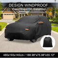 Waterproof Aluminum Film Car Cover for Kia Niro (2017–2023)