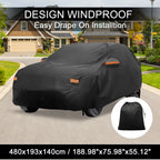 Waterproof Aluminum Film Car Cover for Kia Niro (2017–2023)
