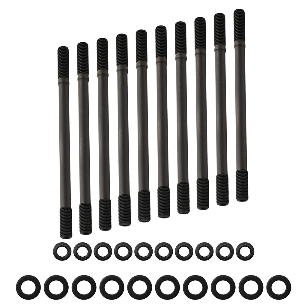 Black Steel Cylinder Head Studs for Honda Civic 1.6L VTEC B16A2 B16A3 (1994–2000)