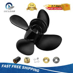 10.1X14 Outboard Boat Propeller for Mercury 25-60HP (13 Tooth, 4 Blades)
