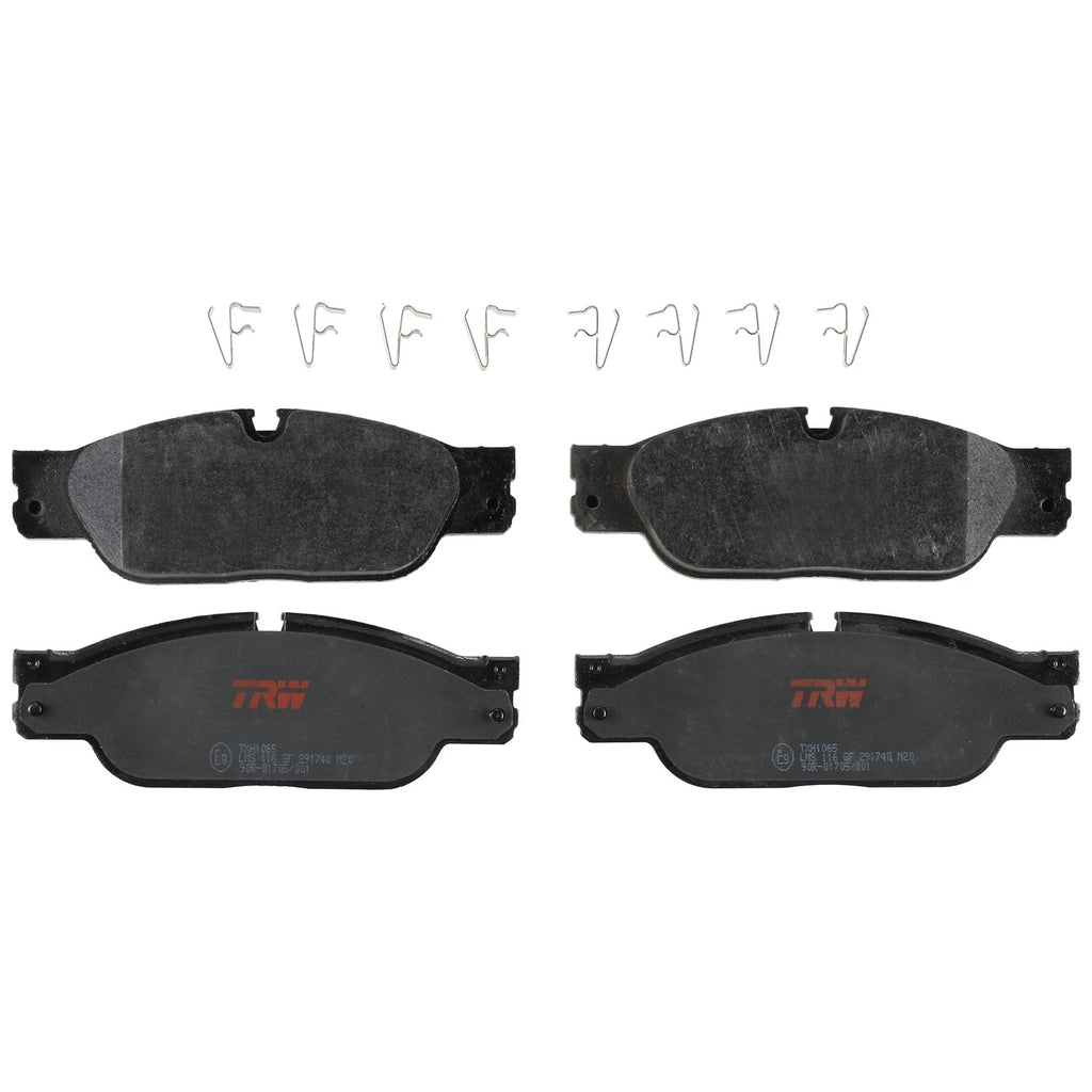 Set of 4 Disc Brake Pads for Jaguar S-Type (2000–2002)