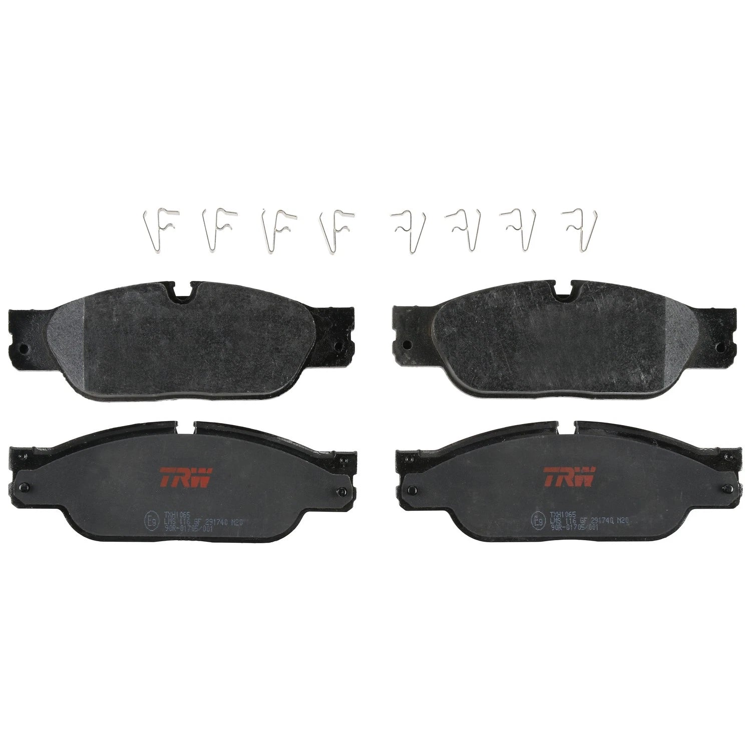 Set of 4 Disc Brake Pads for Jaguar S-Type (2000–2002)