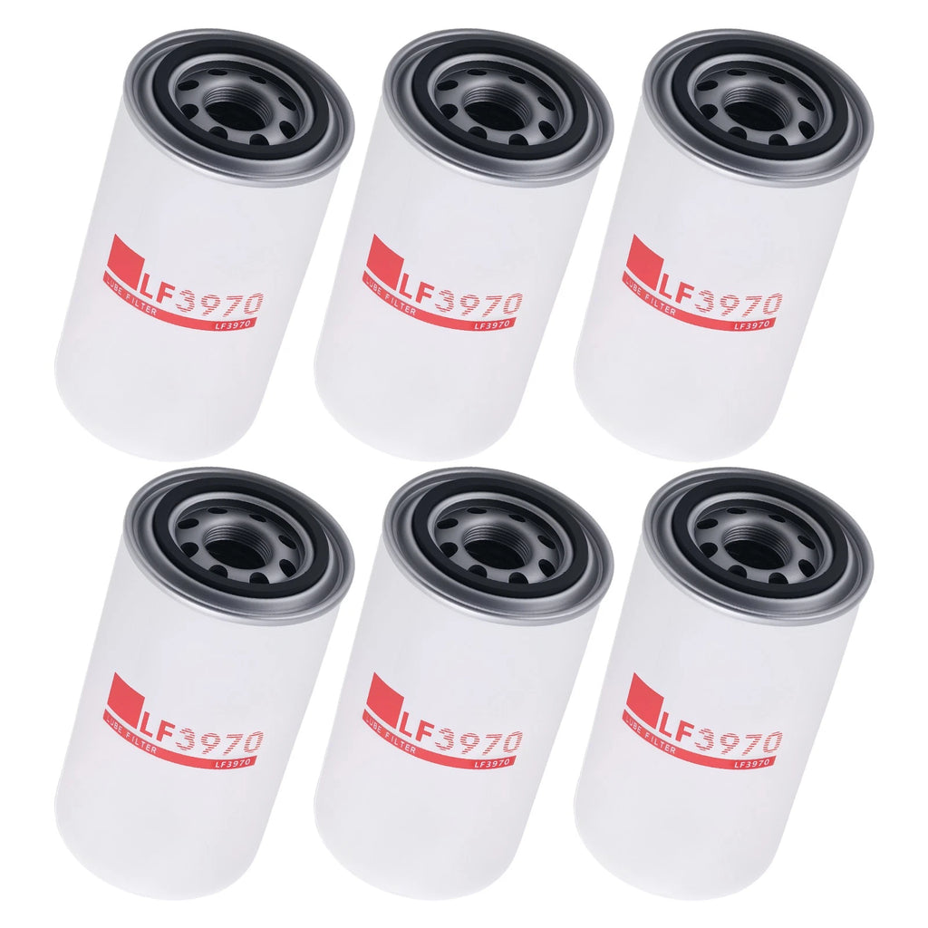 Oil Filter Pack of 6 for Ford F-650/F-750, Freightliner MT35 (All Years) LF3970
