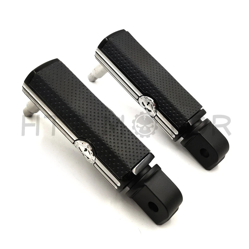 Defiance Footpegs for Harley Davidson Softail Slim FLSL (2018–Present) Black Anodized