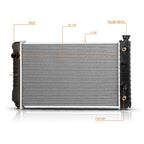 Aluminum Core Radiator DPI-681 for Chevy S10 Blazer/GMC S15 Jimmy (1988–1994)