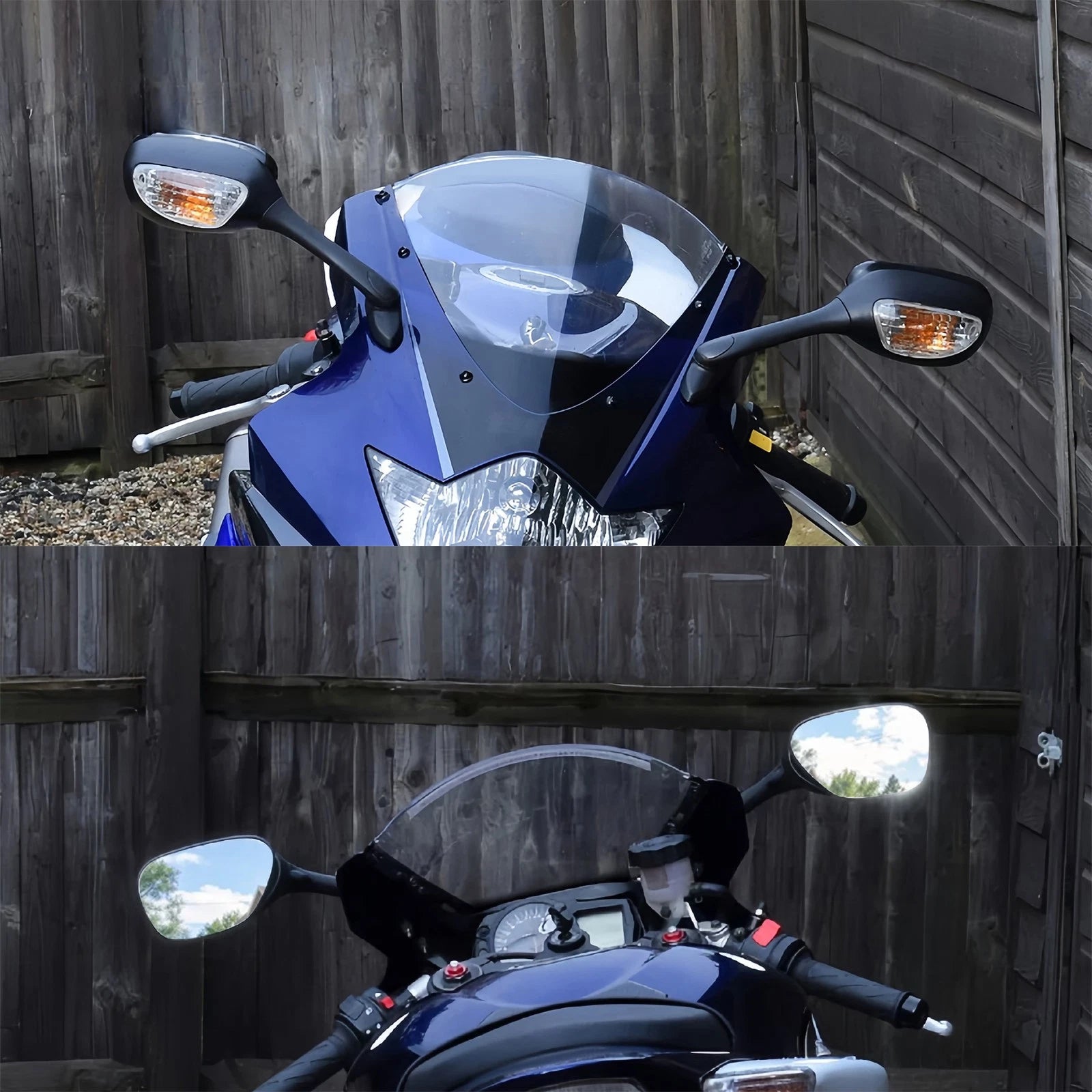 Rearview Mirrors with Turn Signal for Suzuki GSXR 1000 GSXR600 GSX-R 750 (2006–2024)
