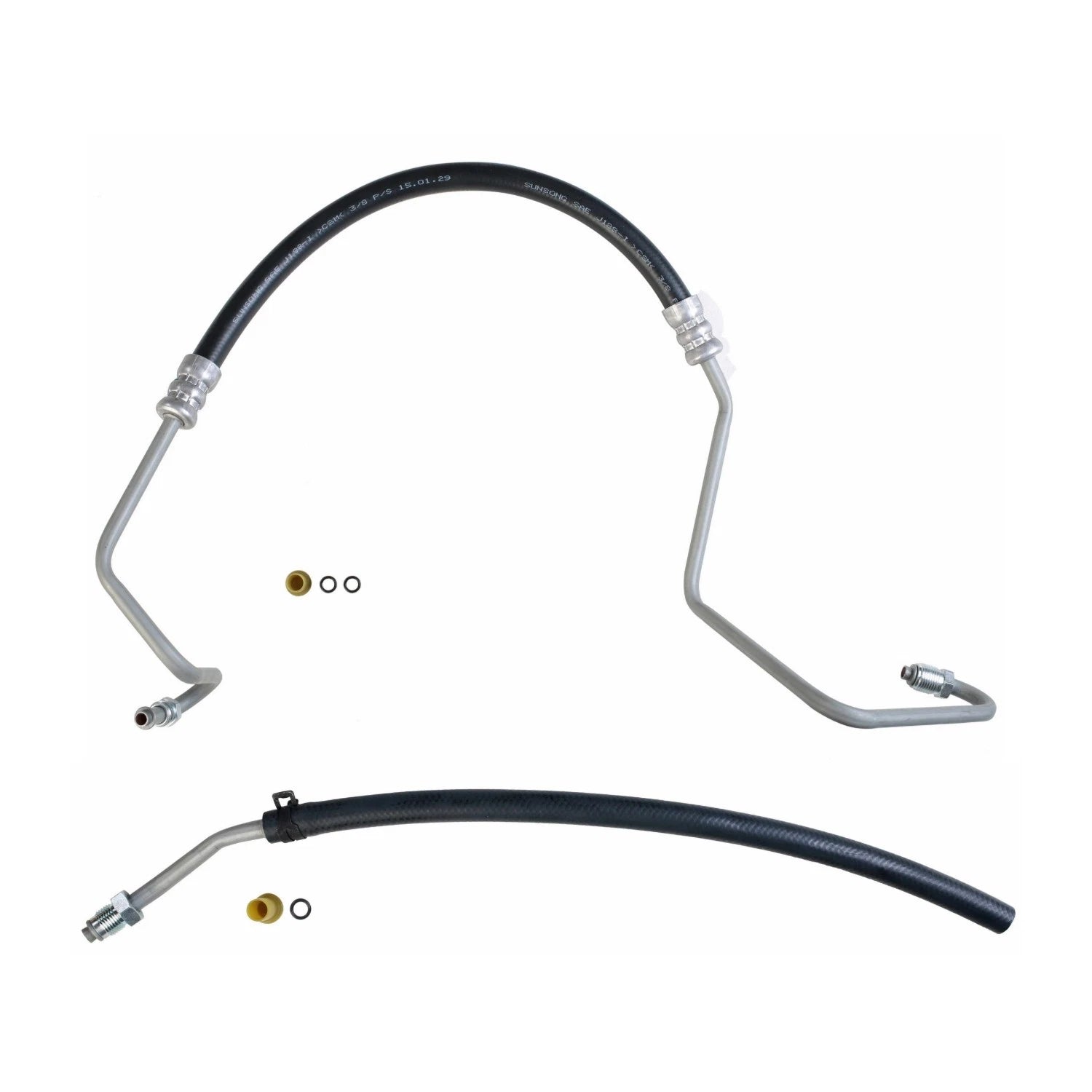 Sunsong Power Steering Pressure & Return Line Hose Kit for R20 R30 V3500 (1988–1991)