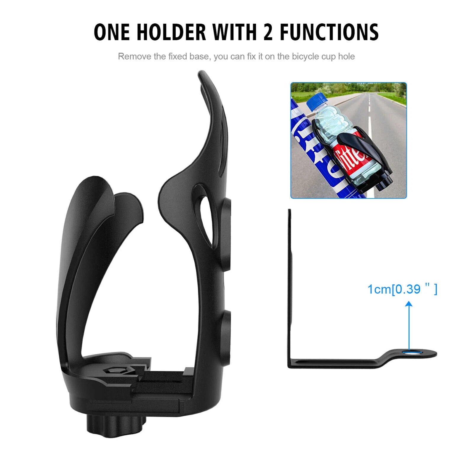 Cup Holder for Motorbike T9 (Black)