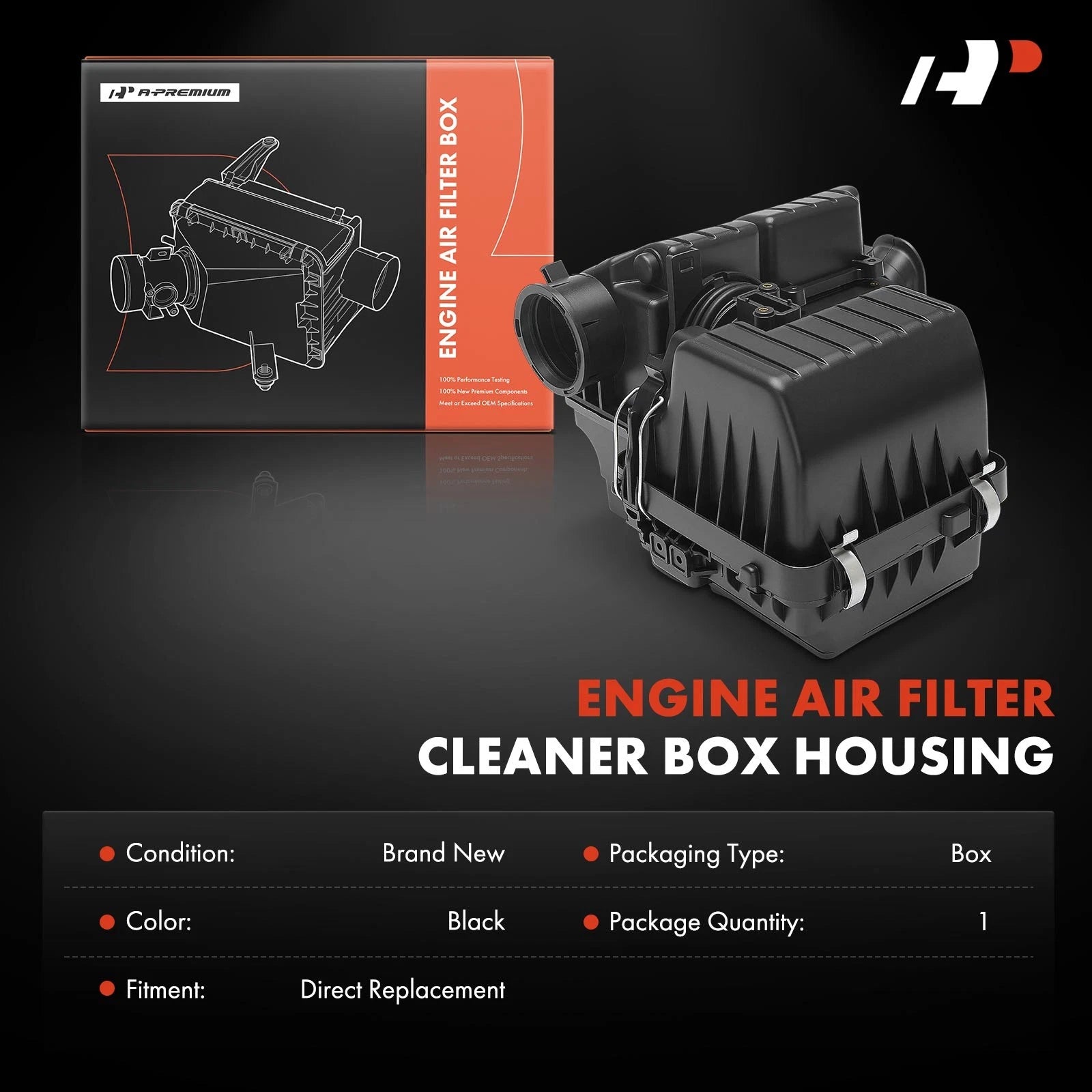 Air Cleaner Filter Box Housing for Honda Fit (2009-2014)