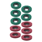 10Pcs 180 & 320 Grit Scour Flap Discs for Angle Grinder (4.5 inch)