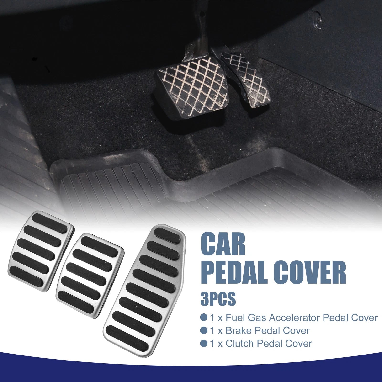 Set of 2 Accelerator and Brake Pedal Covers for Suzuki 