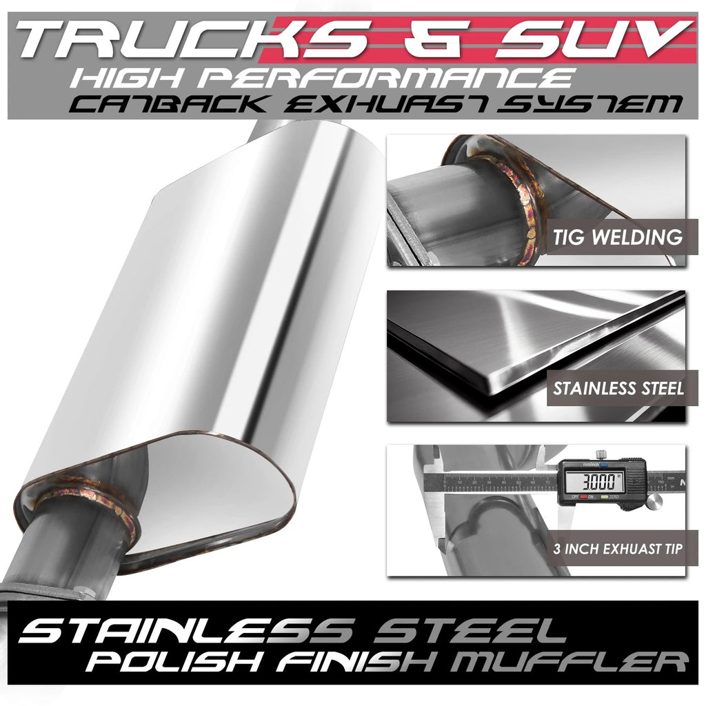 3" Muffler Tip for Chevy Tahoe GMC Yukon 5.7L (1996–1999)