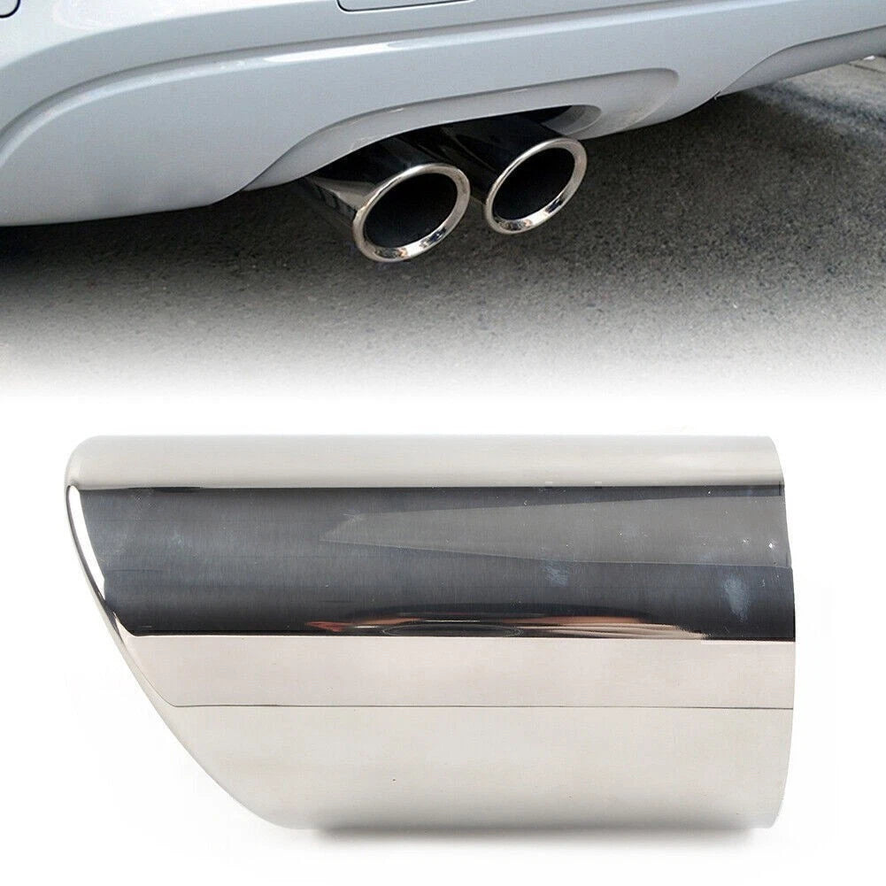 Stainless Steel Rear Exhaust Pipe Tail Muffler Tip for Audi Q7 (2009–2021)