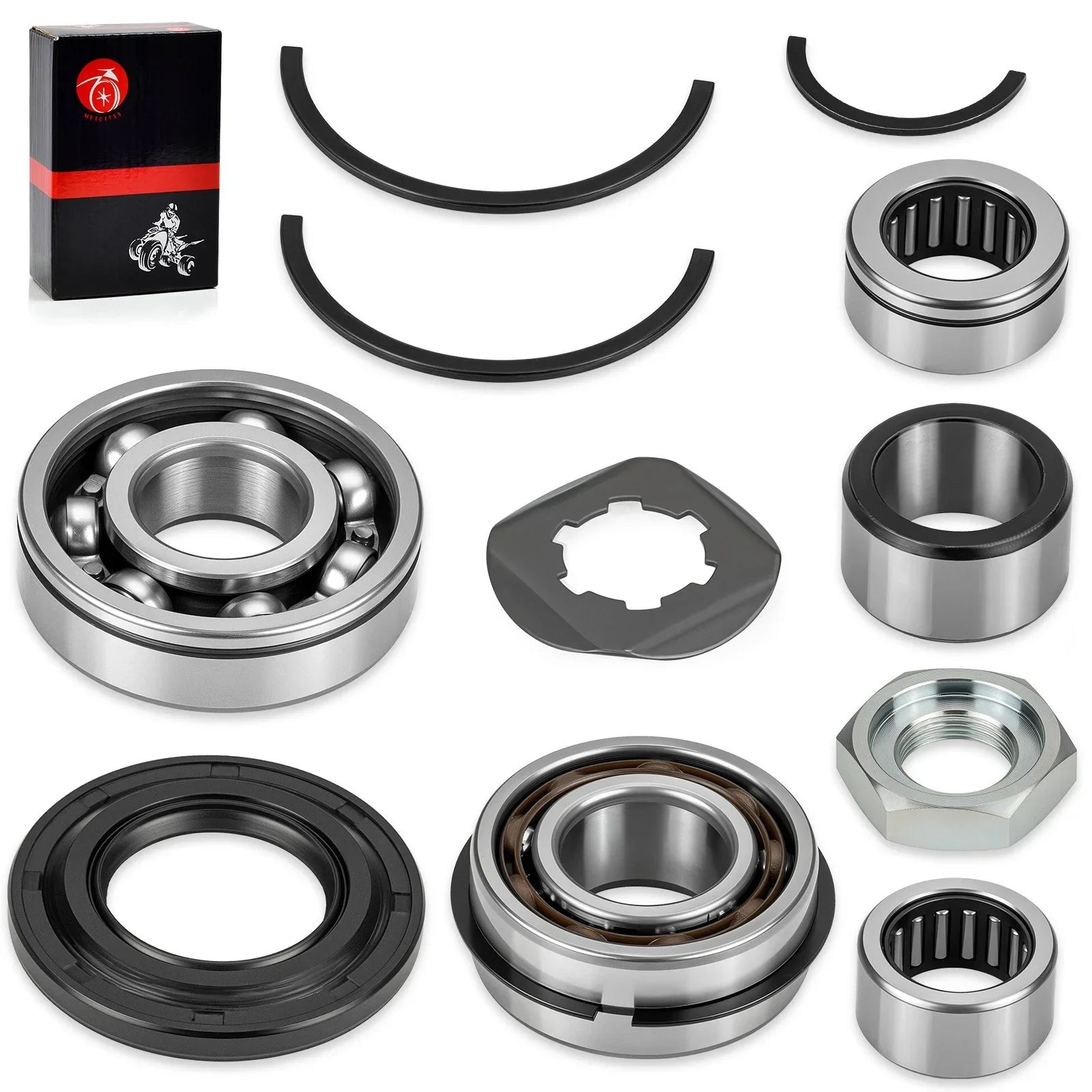 Transmission Bearings Kit w/Circlip for Yamaha Banshee 350 (1987–2006)