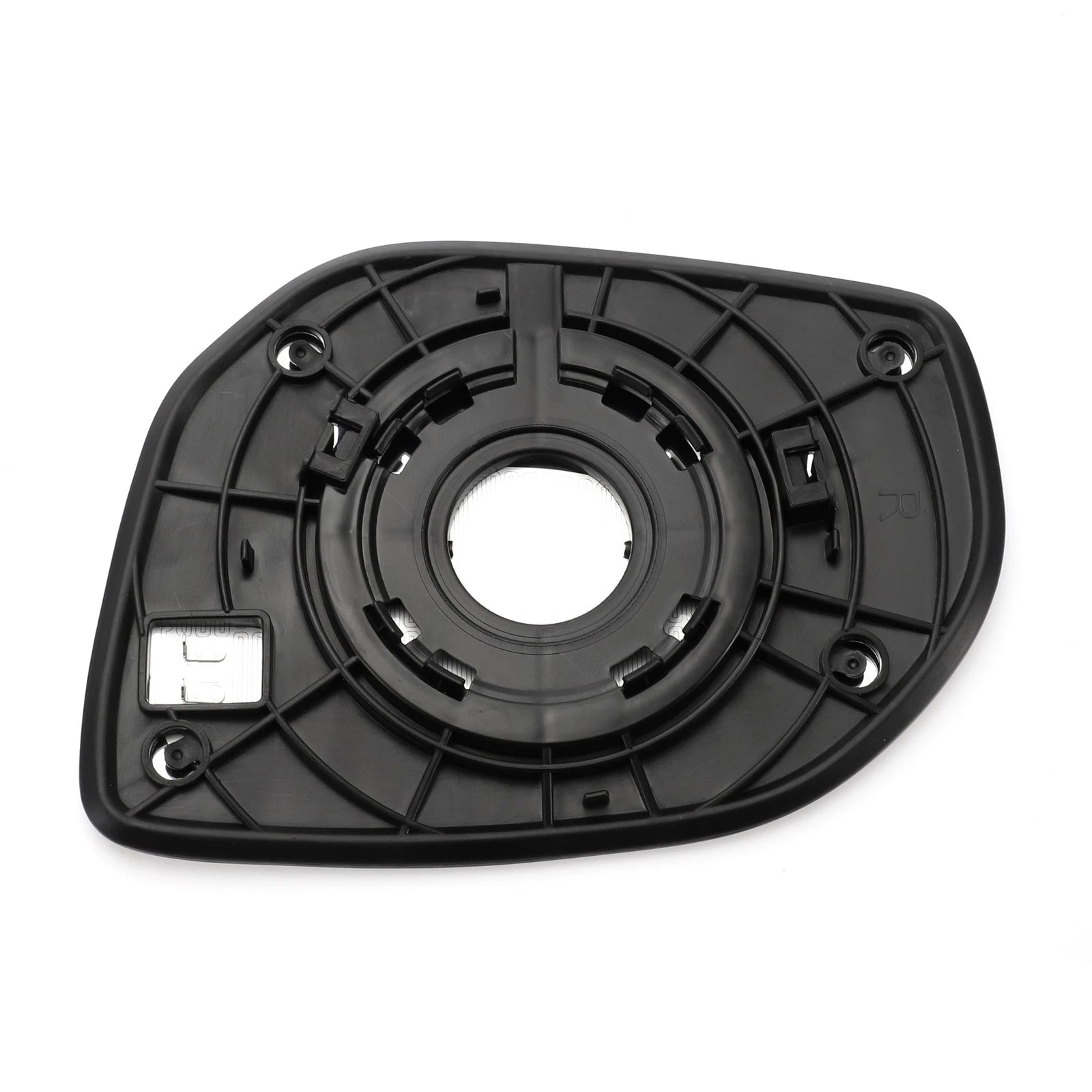 Right Side Heated White Mirror Glass for Hyundai Santa Fe (2012–2019)