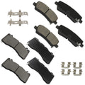 Set of 4 Ceramic Brake Pads for Ford Mustang (2015–2023)