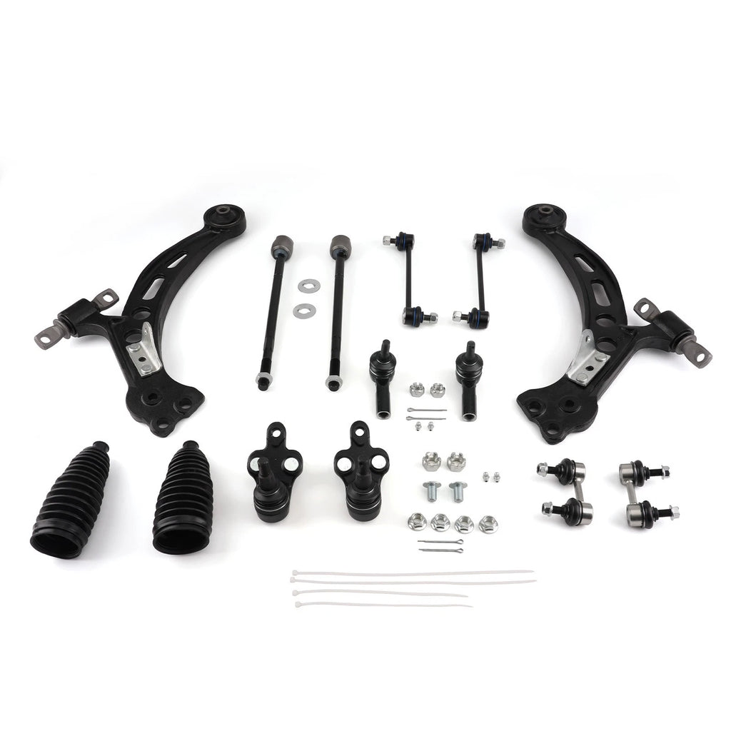 14pcs Front Lower Control Arm Tie Rod Boot Sway Bar Link for Toyota Avalon (1995–1996)