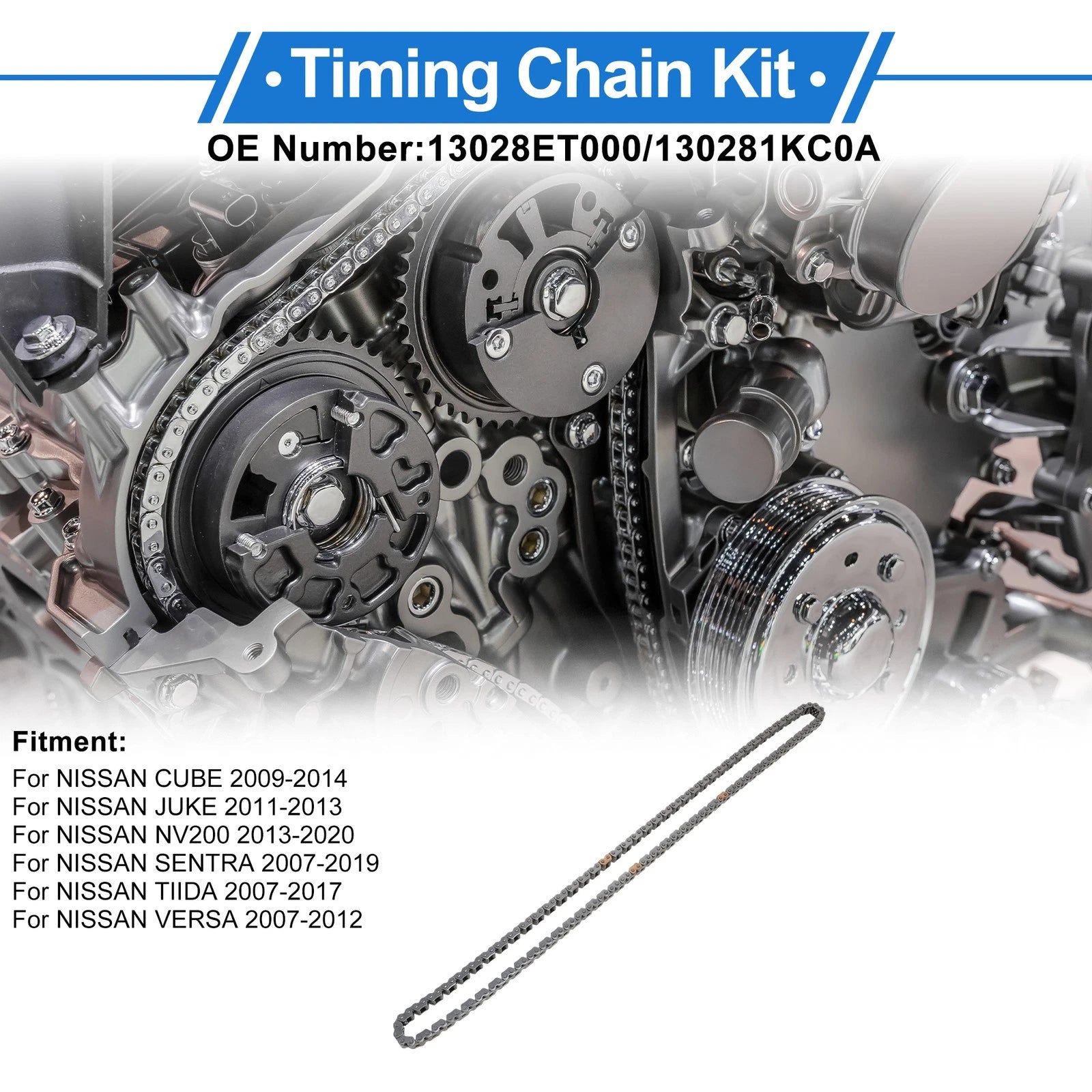 Timing Chain Kit for Nissan Cube (2009–2014) No. 13028ET000/130281KC0A
