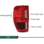 LED Tail Light for Ford Ranger (2019–2023) w/ Blind Spot Brake Lamp Left