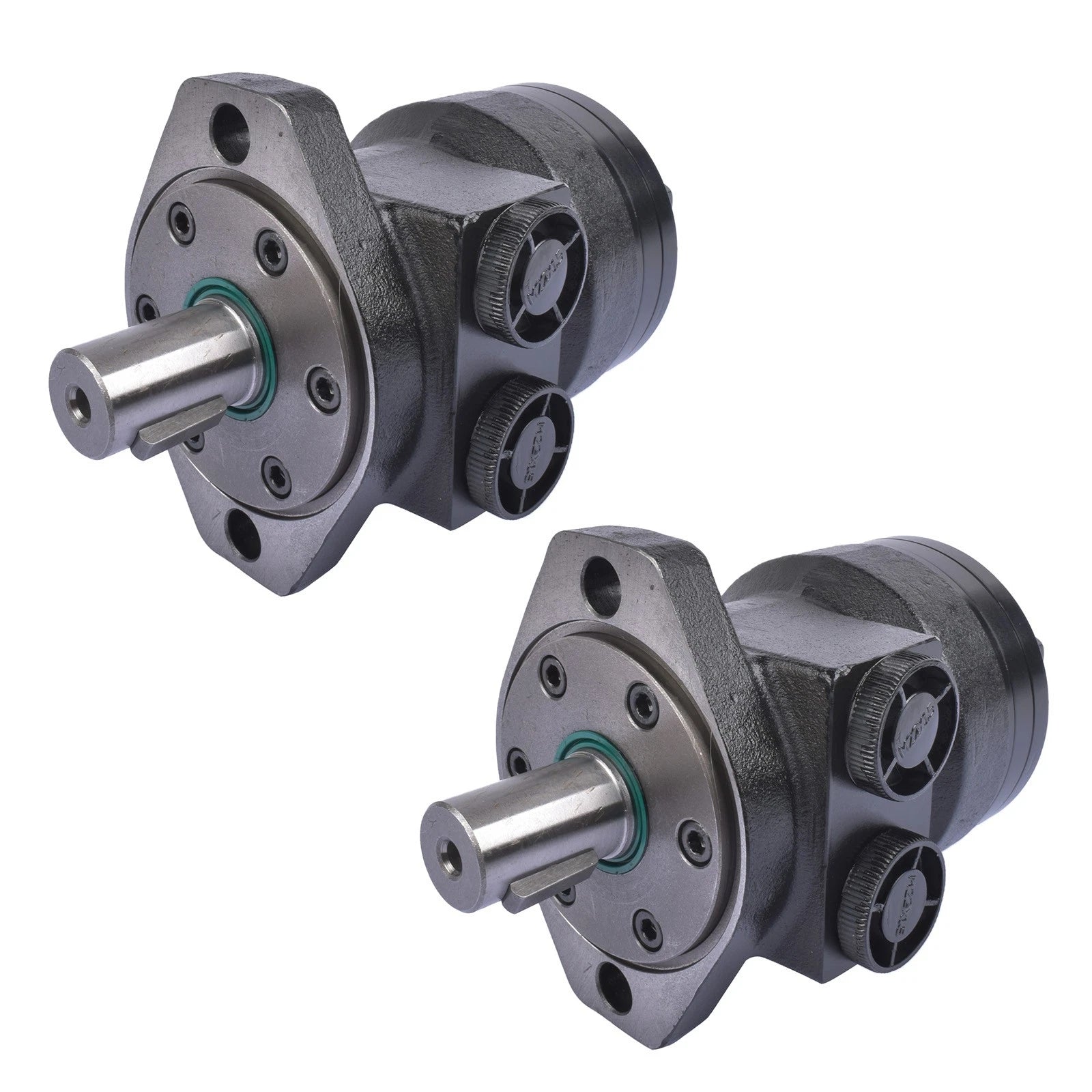 Set of 2 Hydraulic Motors for Char-Lynn H Series (Fits 3.5 IN3/R)