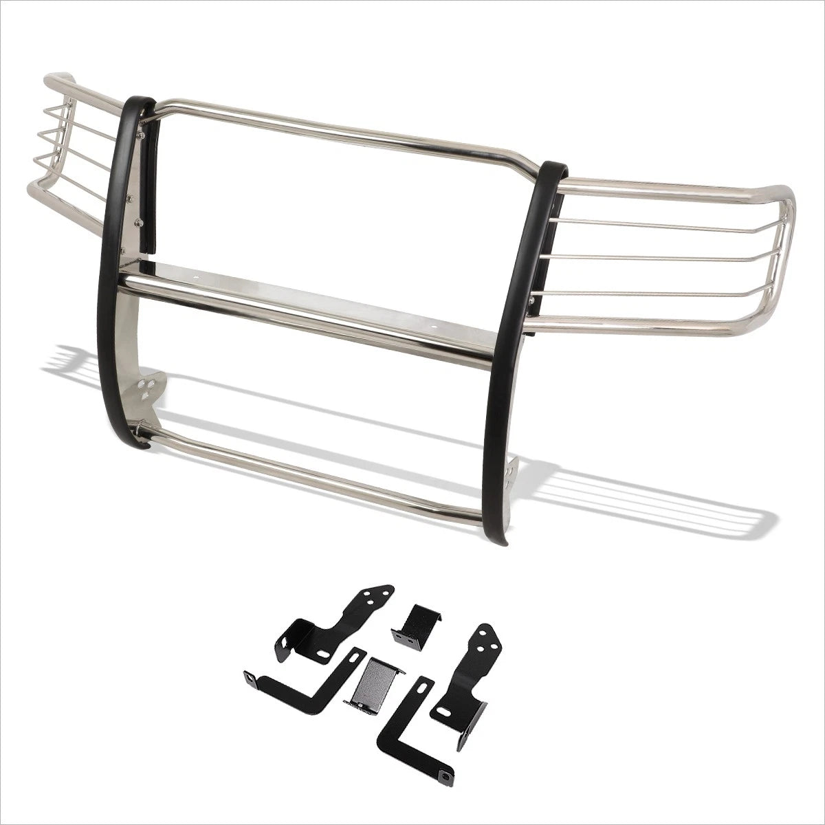 Bumper Brush Grille Guard Protector Chrome for GMC Sierra 2500HD/3500HD (2011–2014)