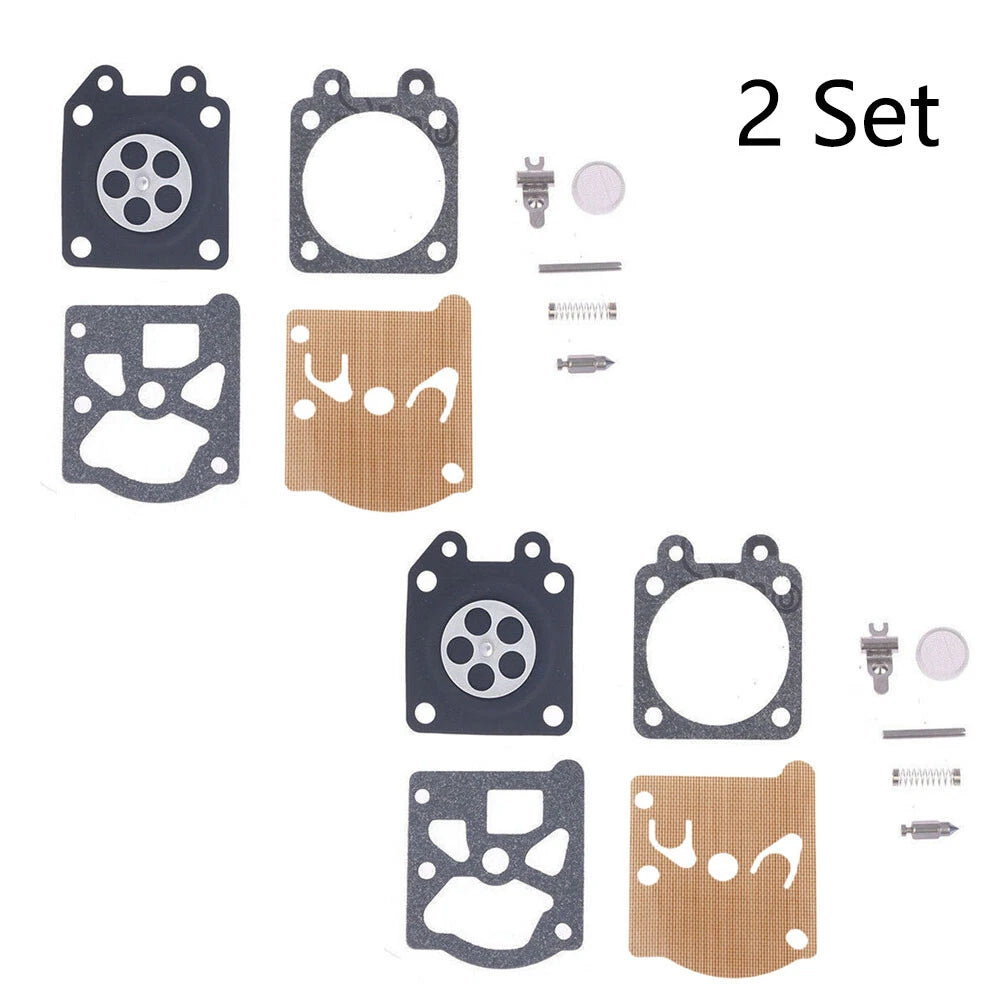 Set of 2 Carburetor Diaphragm Kit for Chainsaw 38/45/52/58 4500 5200 5800