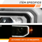 OE Style Left Side HID Projector Headlight for GMC Sierra 1500 Limited (2016–2019)