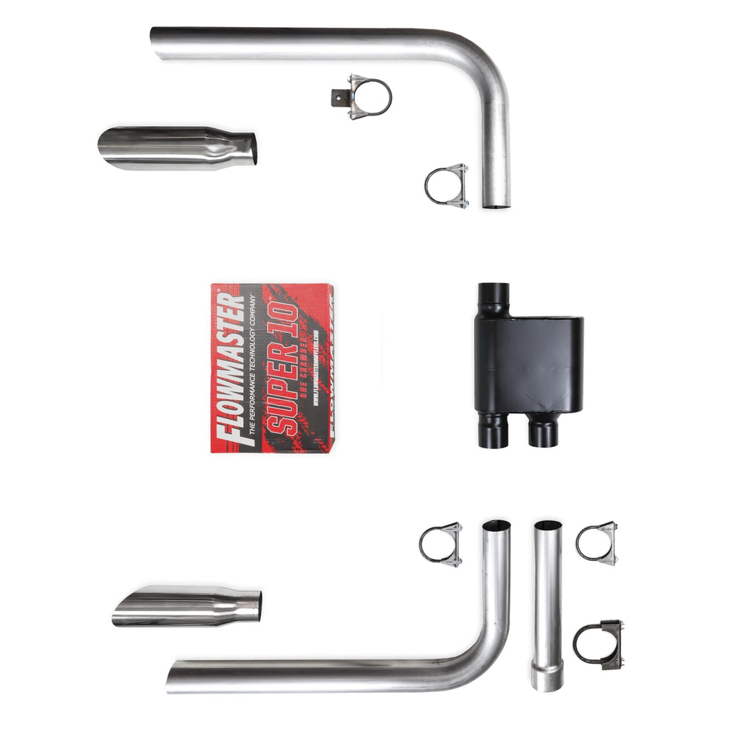 Exhaust System for 82-92 Camaro Firebird w/ Flowmaster Super 10 Tips