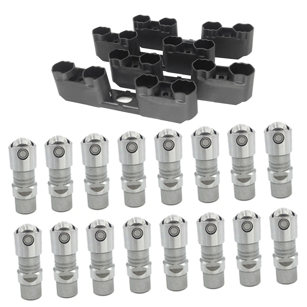 Set of 16 Lifters & Guides for Ford Powerstroke 6.0L 6.4L 7.3L