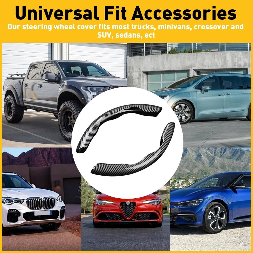 Steering Wheel Booster Non-Slip Cover for Universal Vehicles (1/2)