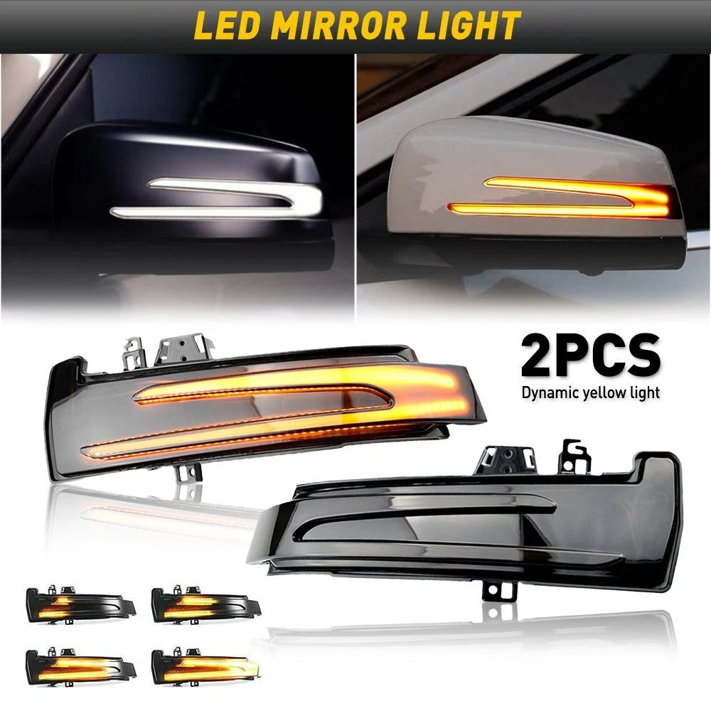 Sequential LED Side Mirror Signal Light for Mercedes-Benz (2007–2017)
