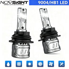 2X 9004 HB1 LED Headlight Bulbs for 6500K Super Bright