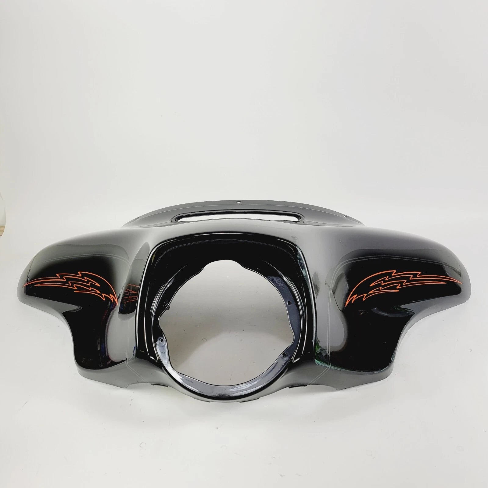 OEM Front Batwing Fairing for Harley-Davidson (2014–2023) Vivid Black w/ Pin Stripe