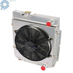 3 Row Aluminum Radiator with Fan Shroud for Ford Mustang Falcon (1960–1966)