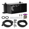 10AN Transmission Oil Cooler 16 Row with Filter Sandwich Adapter Kit