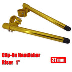 37mm Riser Clip-Ons Handlebars for Suzuki GS500, Honda CBR600F (1987–1990)