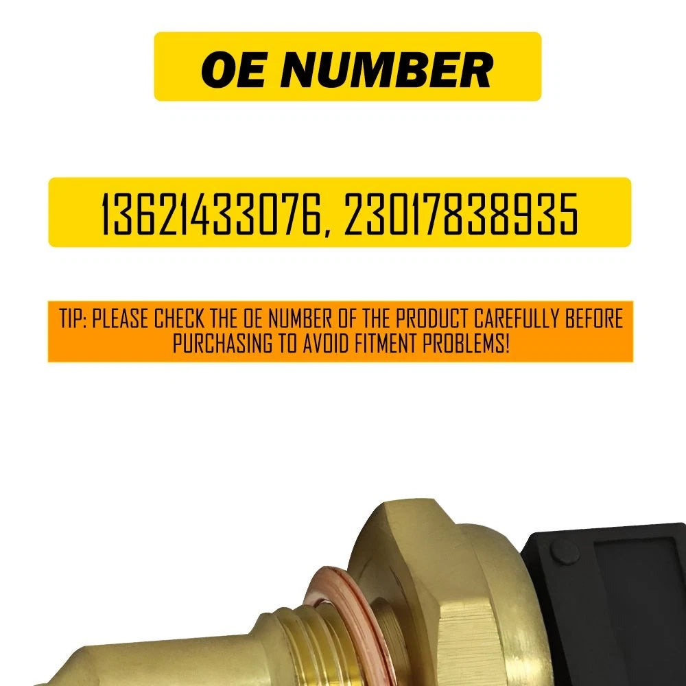Engine Coolant Temperature Sensor for BMW 320i 325ci 325i 325xi (2001–2006)