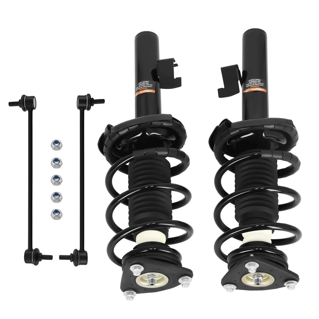 Front Quick Struts w/ Sway Bar Links For 2004-2013 Mazda 3 2006-2010 Mazda 5