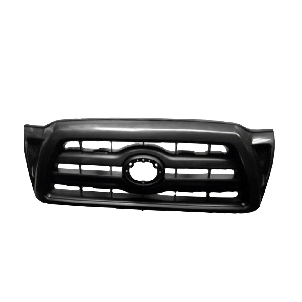 Replacement Gray Matte Plastic Grille with Emblem Hole for Vehicle (2011–2024)