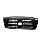 Replacement Gray Matte Plastic Grille with Emblem Hole for Vehicle (2011–2024)