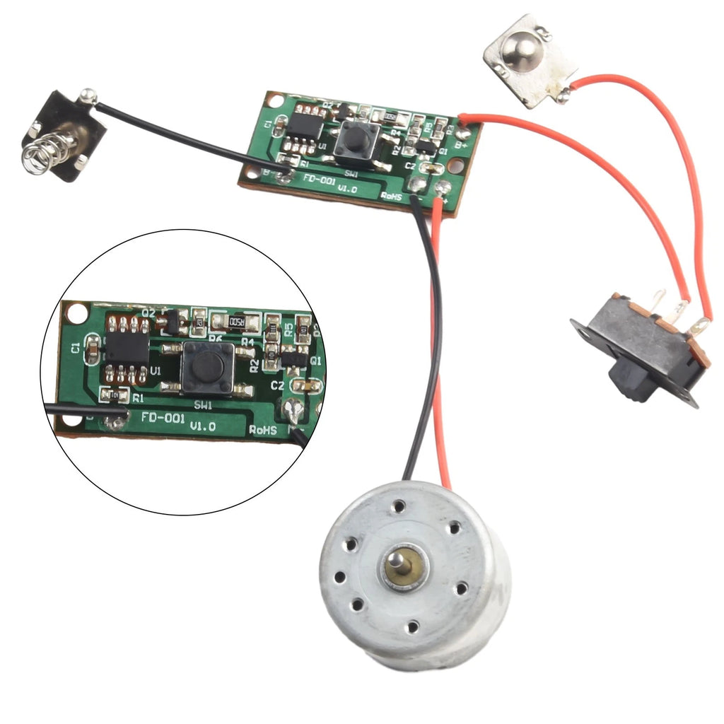 Switch Assembly for Solar Drive Motor Regulation Control (Toys)