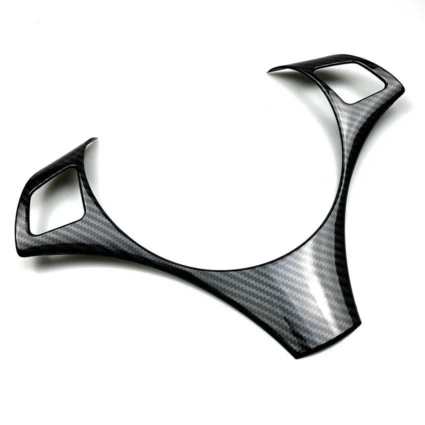 Carbon Style Steering Wheel Trim Cover for BMW E90/91 3-Series (2005–2012)