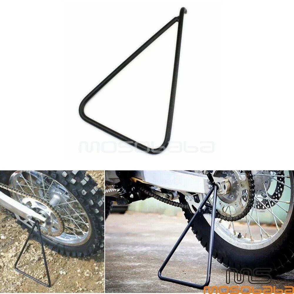 Black Triangle Stand Side Kickstand for Honda Yamaha Kawasaki