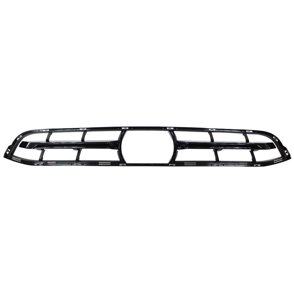 Replacement Black Textured ABS Plastic Front Center Bumper Cover Grille