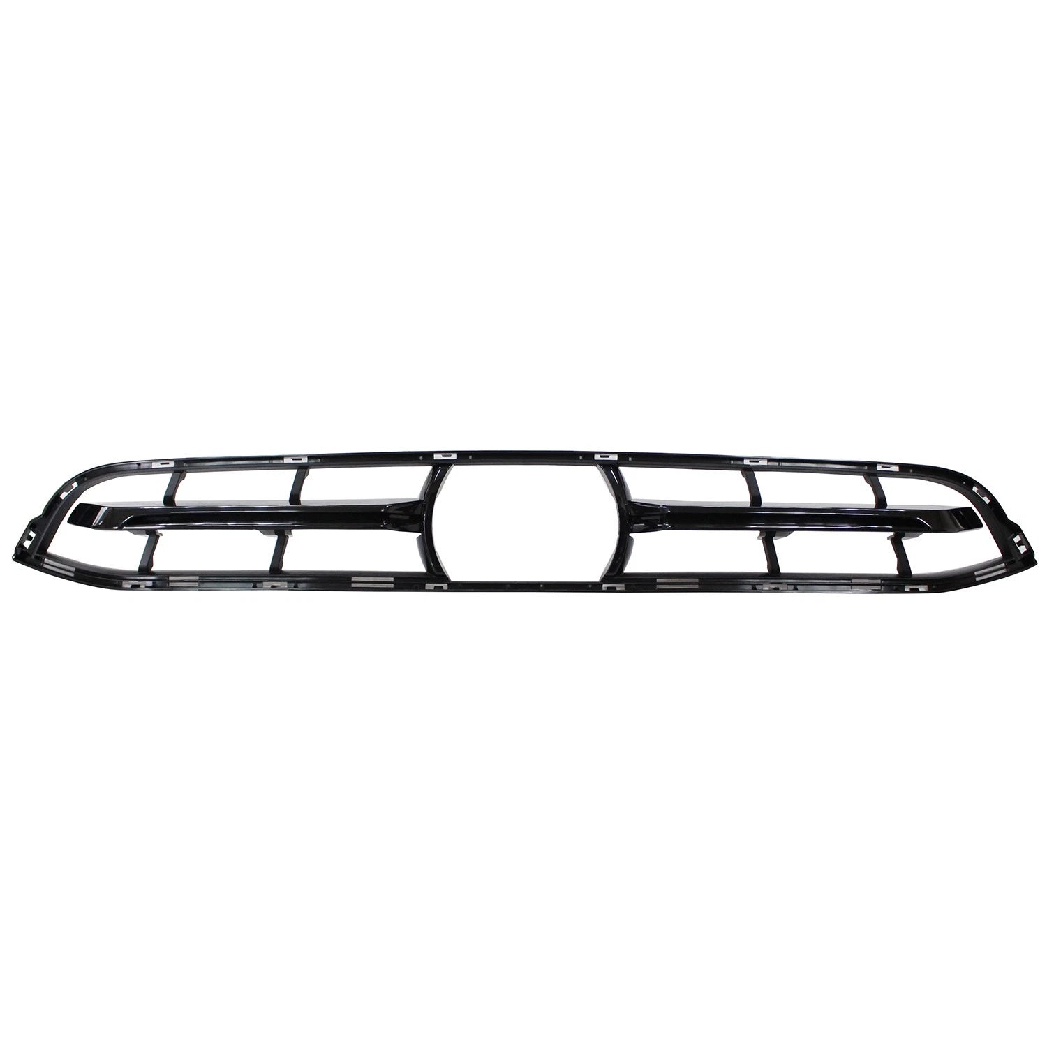 Replacement Black Textured ABS Plastic Front Center Bumper Cover Grille