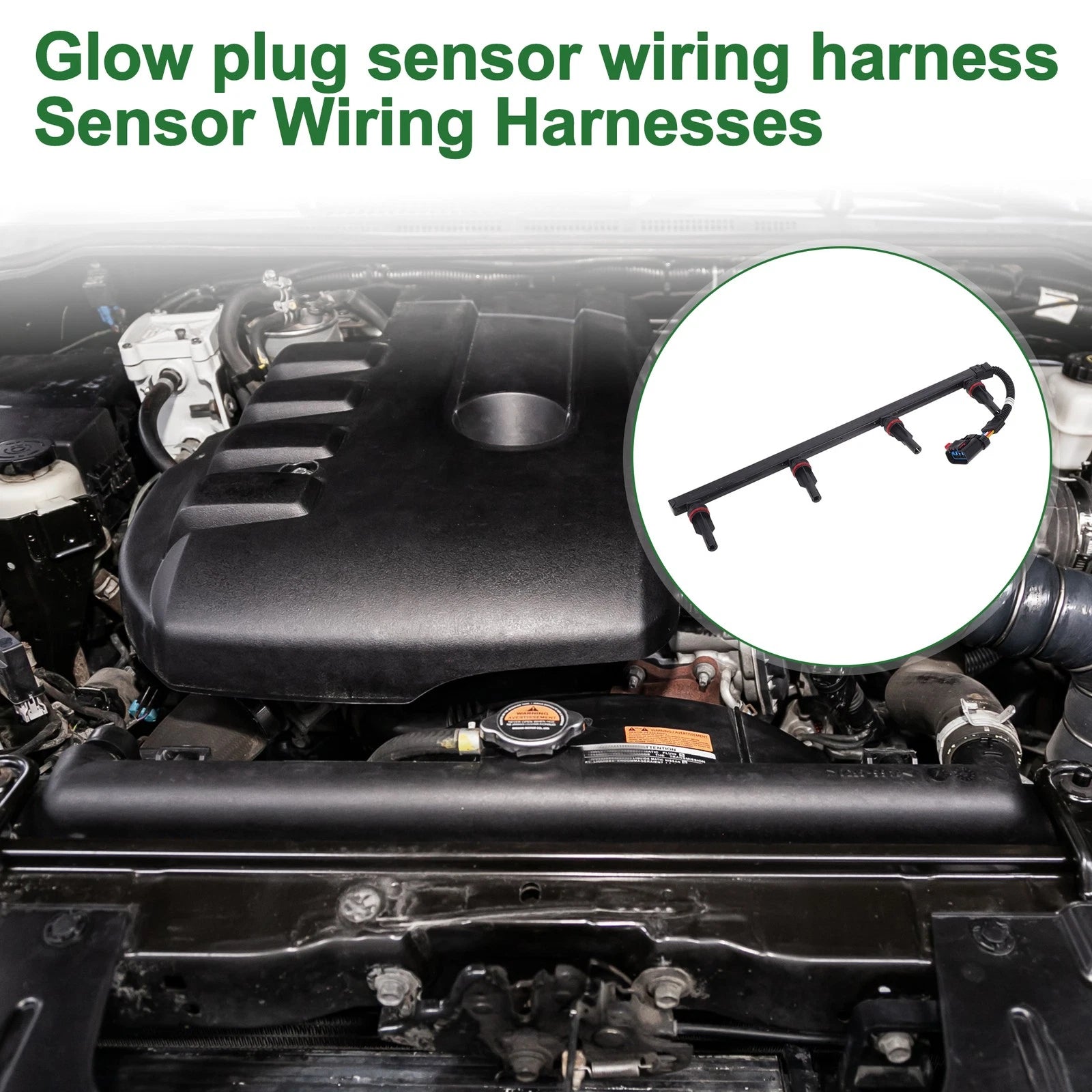 Set of 4 Pin Sensor Wiring Harnesses for Ford F-250/F-350 Super Duty (2003–2007)