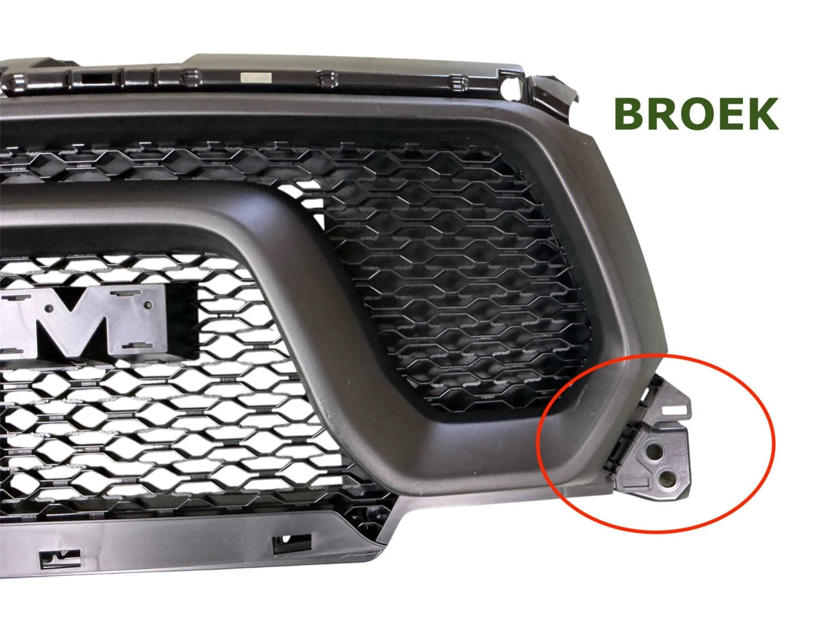 Front Upper Bumper Grille for RAM 1500 REBEL (2019–2024) - Textured