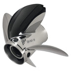 14 1/8x19 Boat Propeller for Rubex HR4 (Stainless Steel, 4 Blade, 9553-141-19)