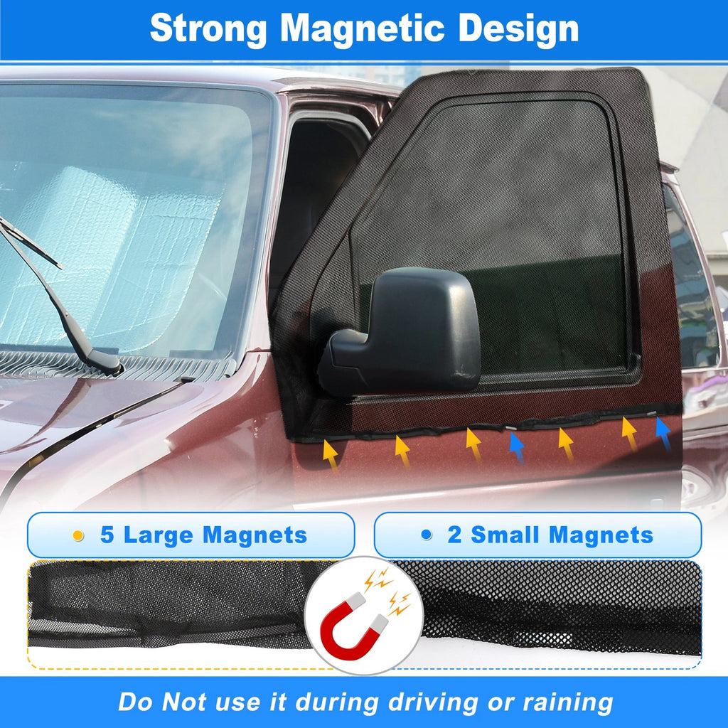 Magnetic Mosquito Screen for Ford E-Series Econoline (2002–2025)