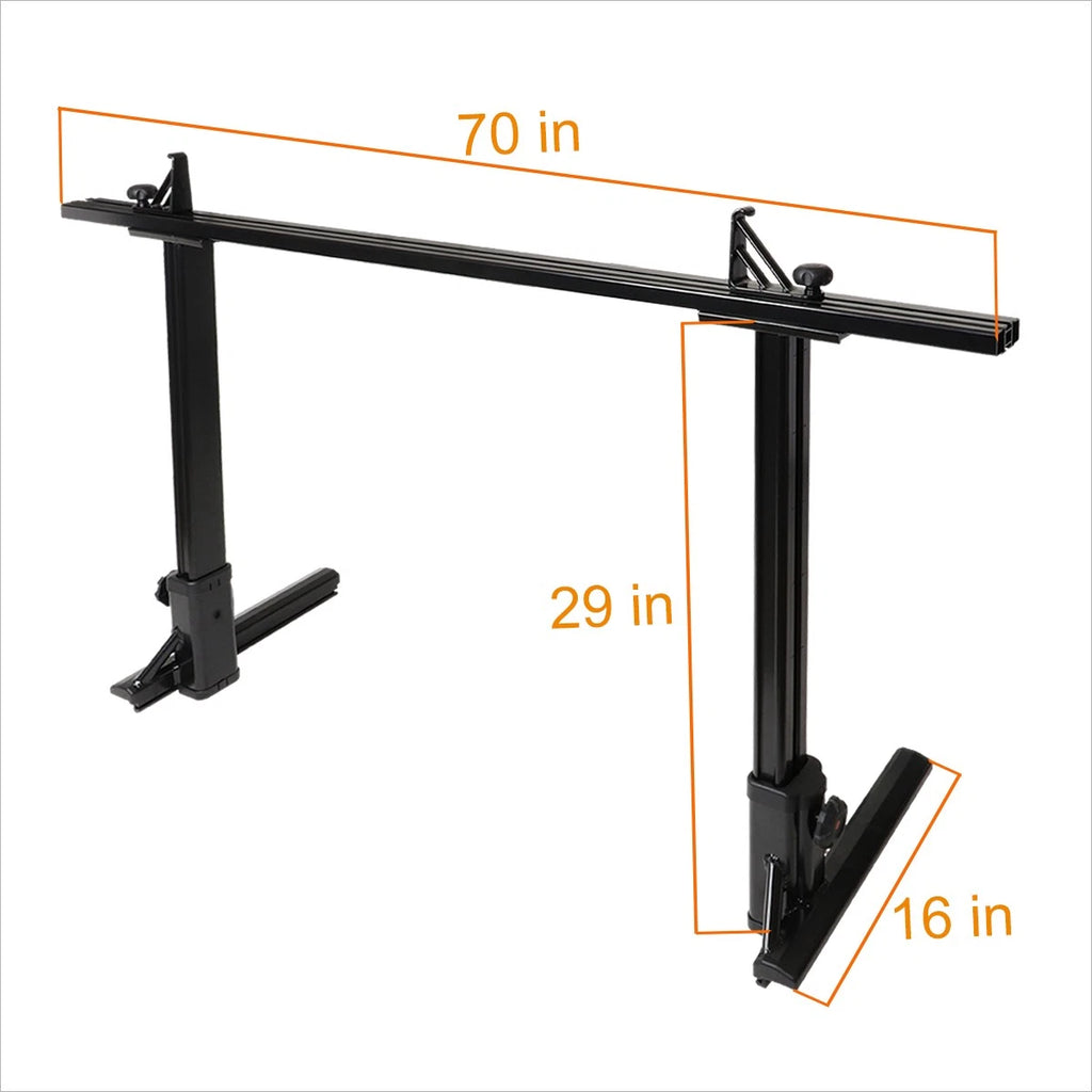 Adjustable Pickup Bed Mount Carrier Rack for Kayak/Canoe/Snowboard/Surfboard